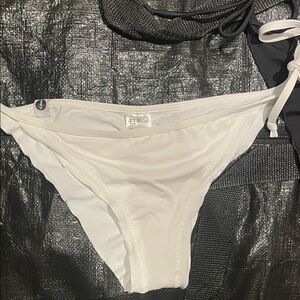 Eidon White Bikini Bottom